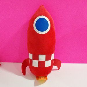 13" Kohls Cares Oliver Jeffers Plush Red Rocket